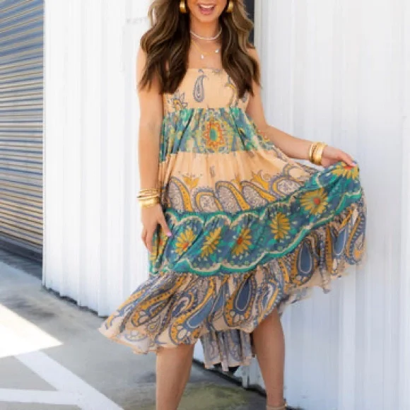 Free People Super Thrills Convertible Maxi
Skirt Sz XS - Picture 3 of 6